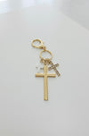 Three Crosses (Bag Charm)